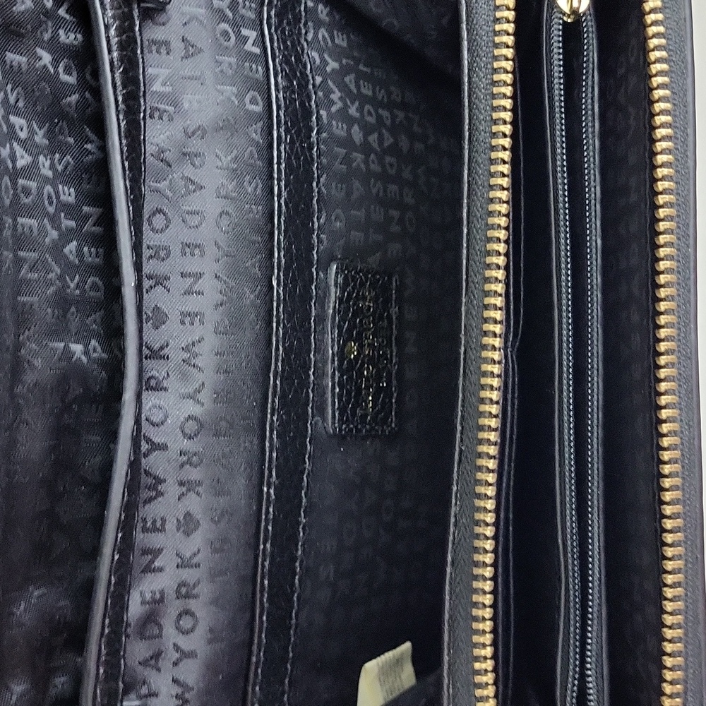 Kate Spade New York Chester Street Avie Black Leather Crossbody - Picture 7 of 16
